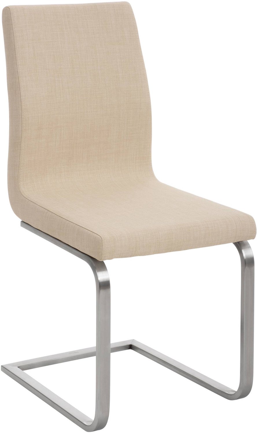 Luxe Comfort Eetkamerstoel - Stof - Crème creme