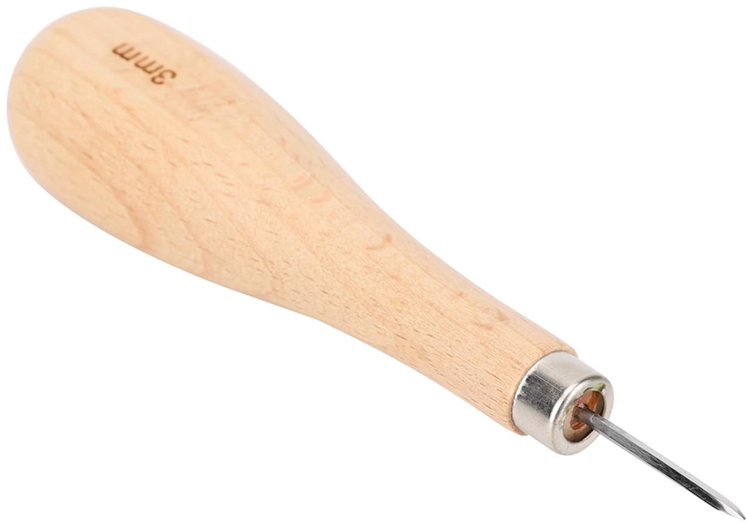Ruit Priem Hoge Hardheid Staal Lederen Punch Tool Duurzame Lange Levensduur voor Leerbewerking (3 mm)