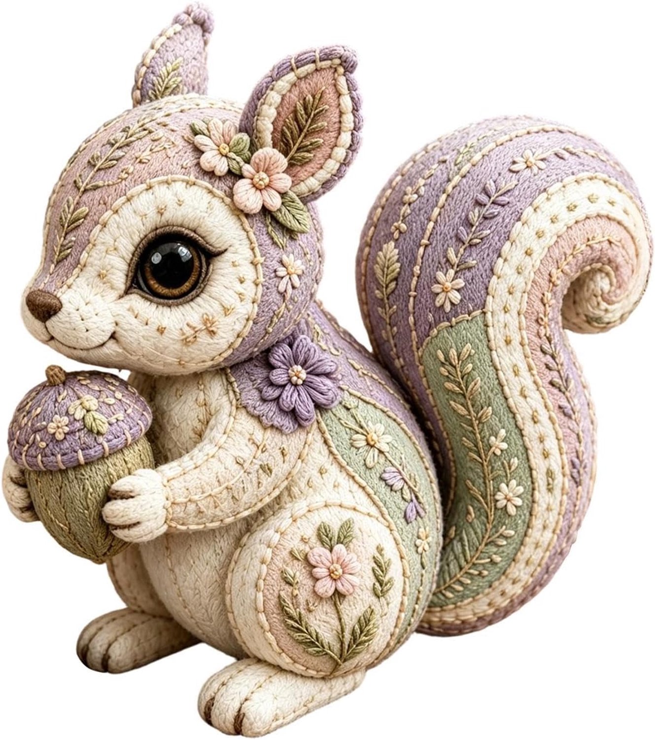 Naaiset Dieren Gequilte Schattige Decoratie Ornament Met Voorgesneden Stof