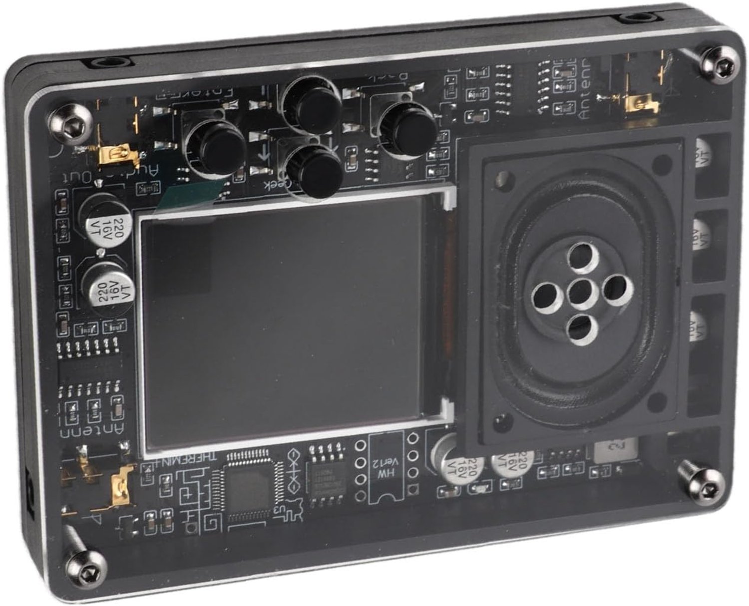 Kit, Flexibel en Draagbaar Mini-elektronisch Muziekinstrument met Interactief Scherm, 20 Instrumenten en 70 Tonen, Aangedreven Door Type C-interface