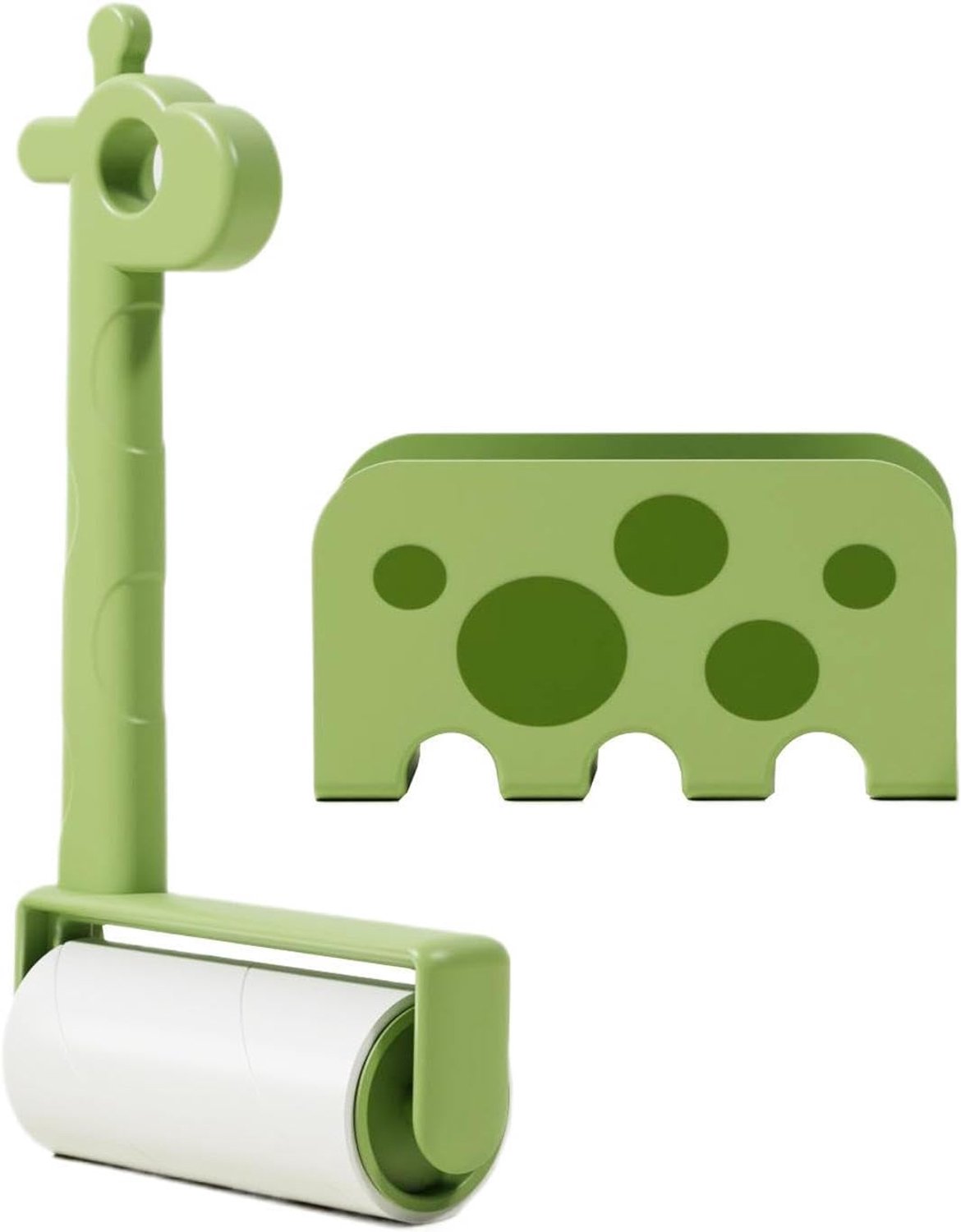 Rollen dierenhaar silhouet giraf