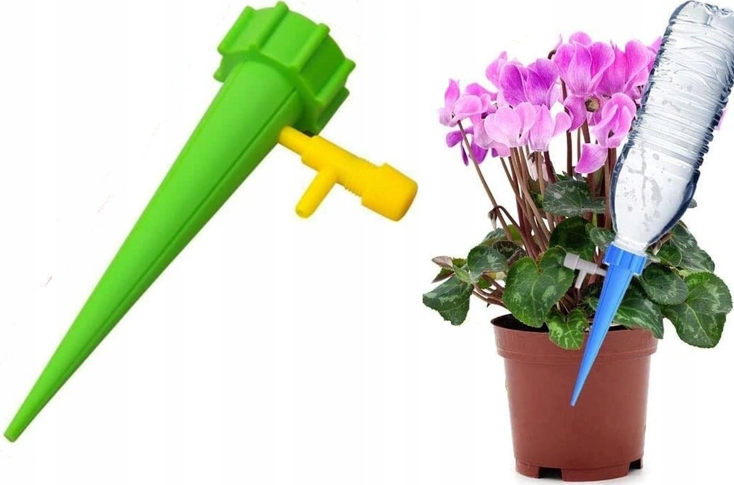 10x Plantenwatergever Druppelsysteem - Zelfwaterend voor Binnen & Buiten
