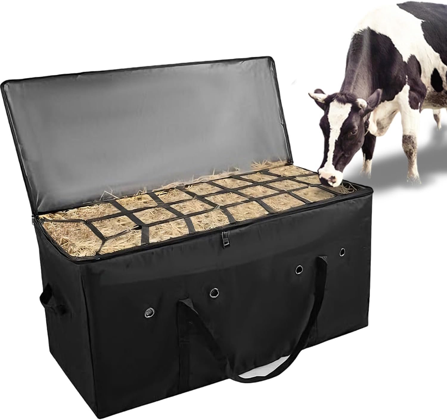 Heuptas voor paarden, opvouwbare outdoor hooi-opbergzak