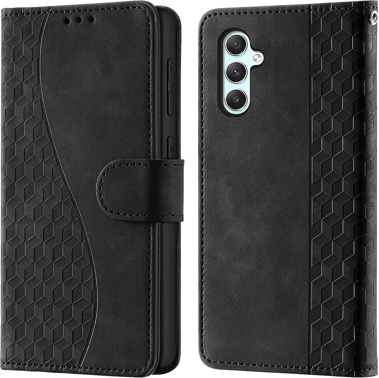 Portemonnee Telefoonhoes voor Samsung Galaxy A34 5G Zwart
