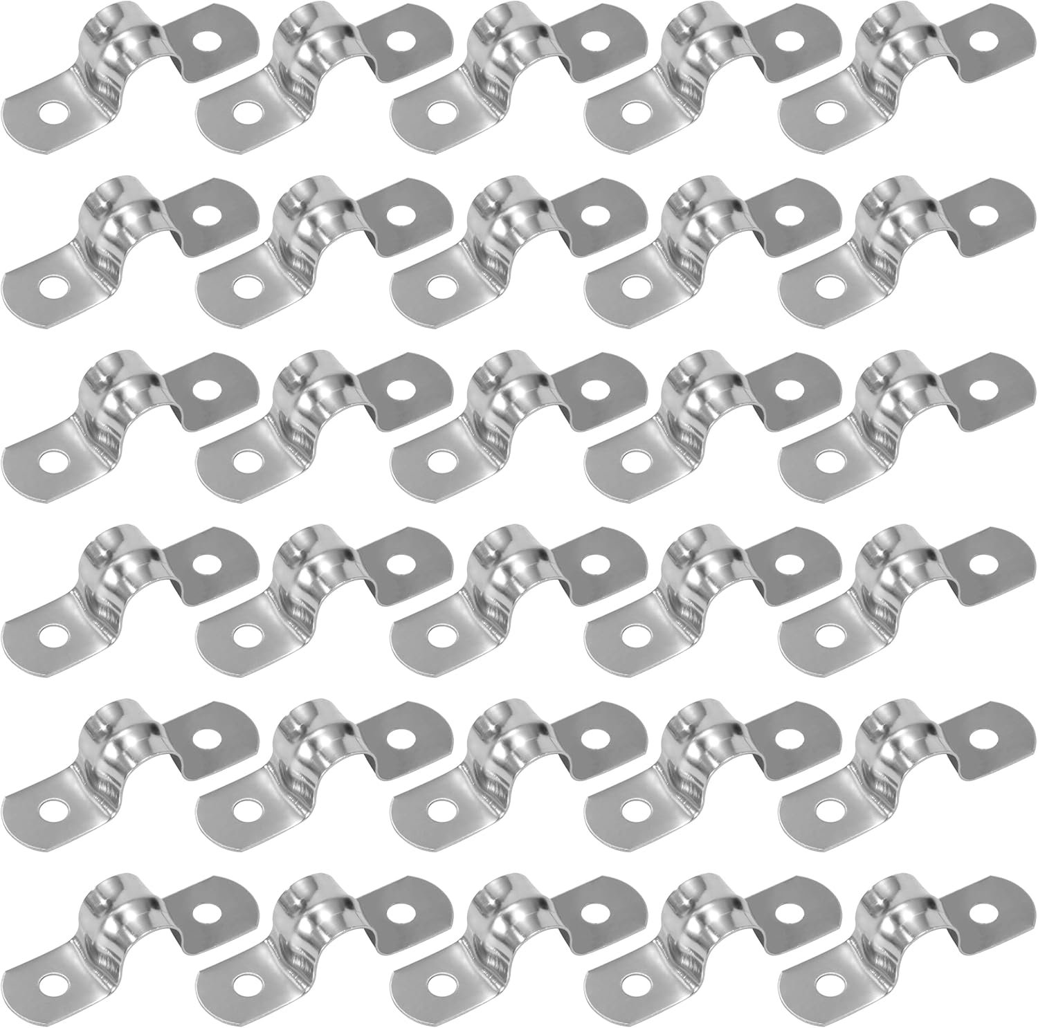Solidchoice - Roestvrij Stalen Buisklemmen U-type 30 Stuks