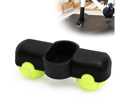 1 x Rocker Plate Feet, indoor cycling tennisballen voetadapter, draagbare wipplaat fietstrainer, tennisbalvoeten voor Wahoo Kickr Core roltrainer, met 2 tennisballen