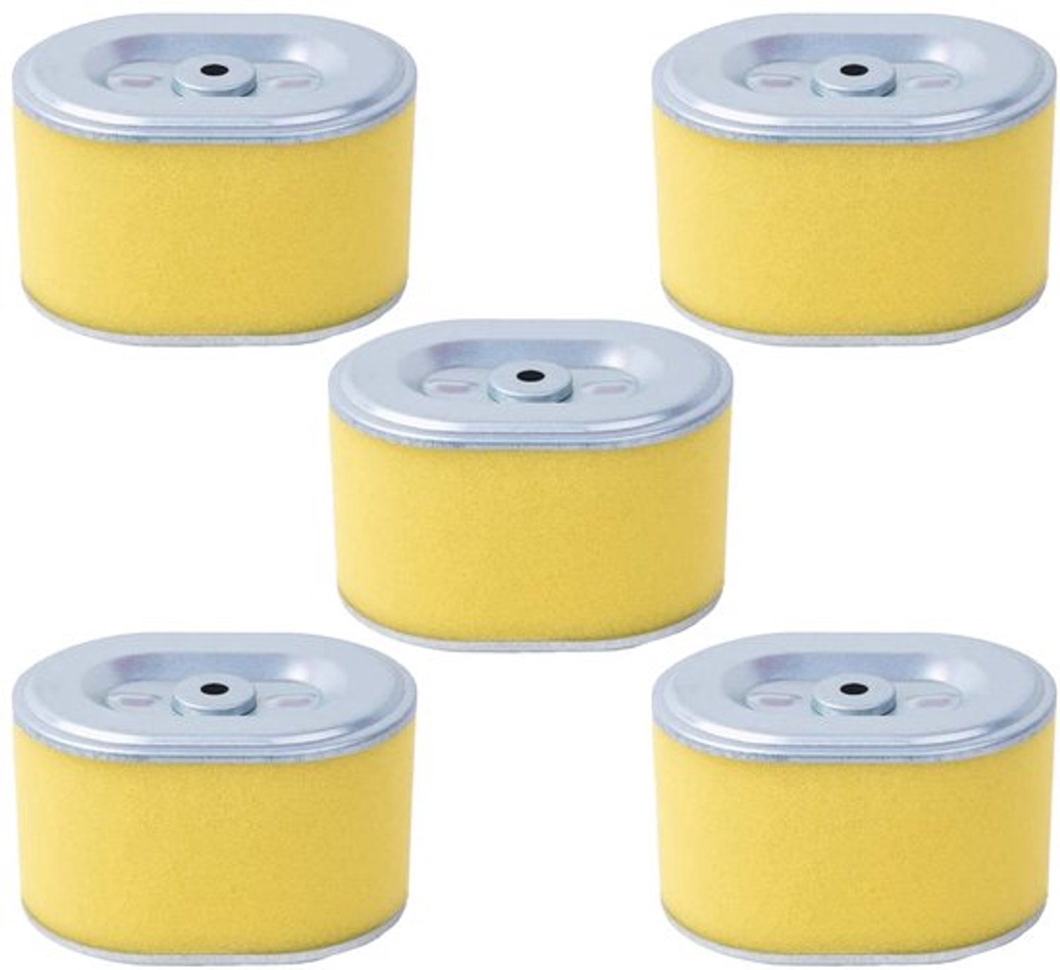 5 Pack Luchtfilters voor GX160 GX200 GX140 GX100 GX110 GX120, Luchtfilter met Pre Filter Professionele Luchtfilter Onderdelen Fit 5hp, 5.5hp, 6hp Motor