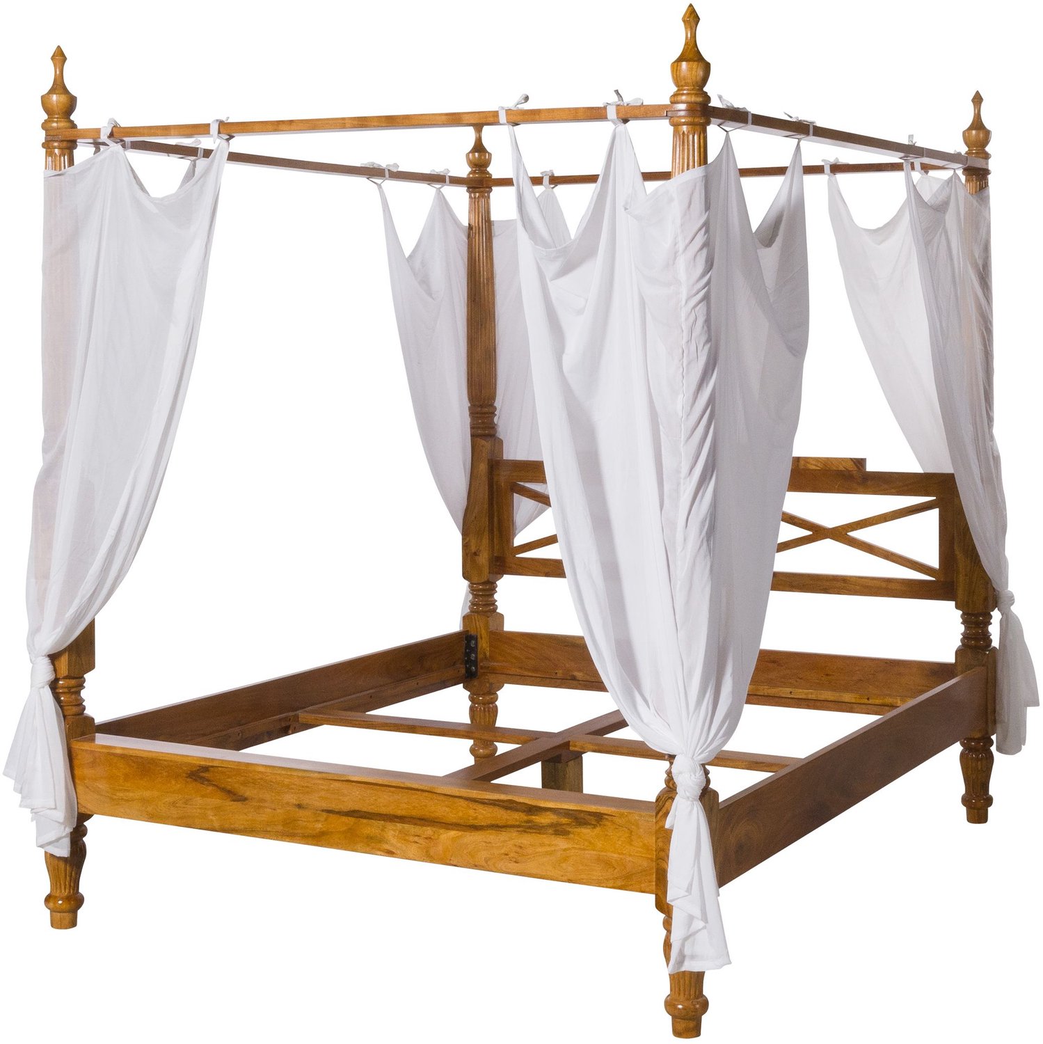 MASSIVMOEBEL24 .DE bed OXFORD #0246 lichtbruin massief hout 180 x 200 cm