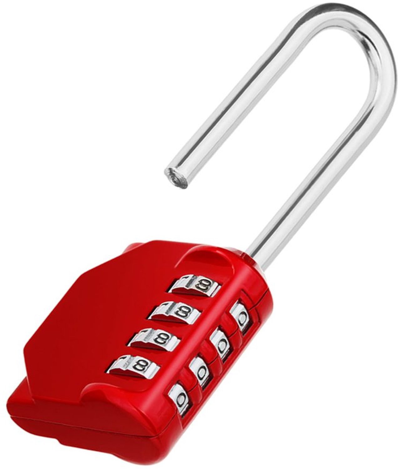 Combinatiehangslot 4-cijferig - Zwaar belastbaar - Hangslot buiten - Hangslot voor poort/deur - Stevige zinklegering - Sleutelloos gemak