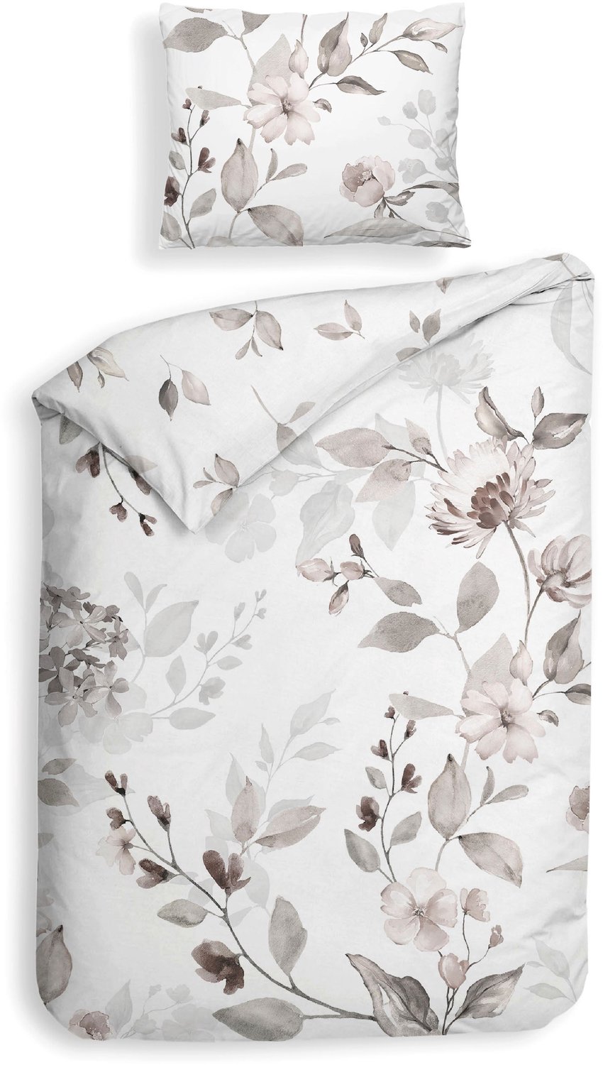 Heckettlane Dekbedovertrek Katoen Satijn Amara - Beige - 100% Katoen-Satijn - Dekbedovertrek 240x200/220cm - Lits Jumeaux - Wenen van Merkloos — afbeelding 5