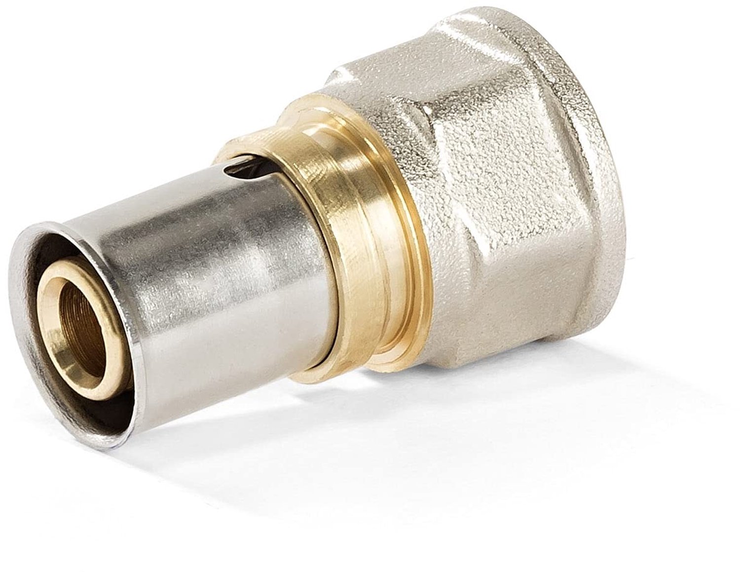 ® Persfitting met 3/4" Draad - Voor Multi-laags Composiet Pijp