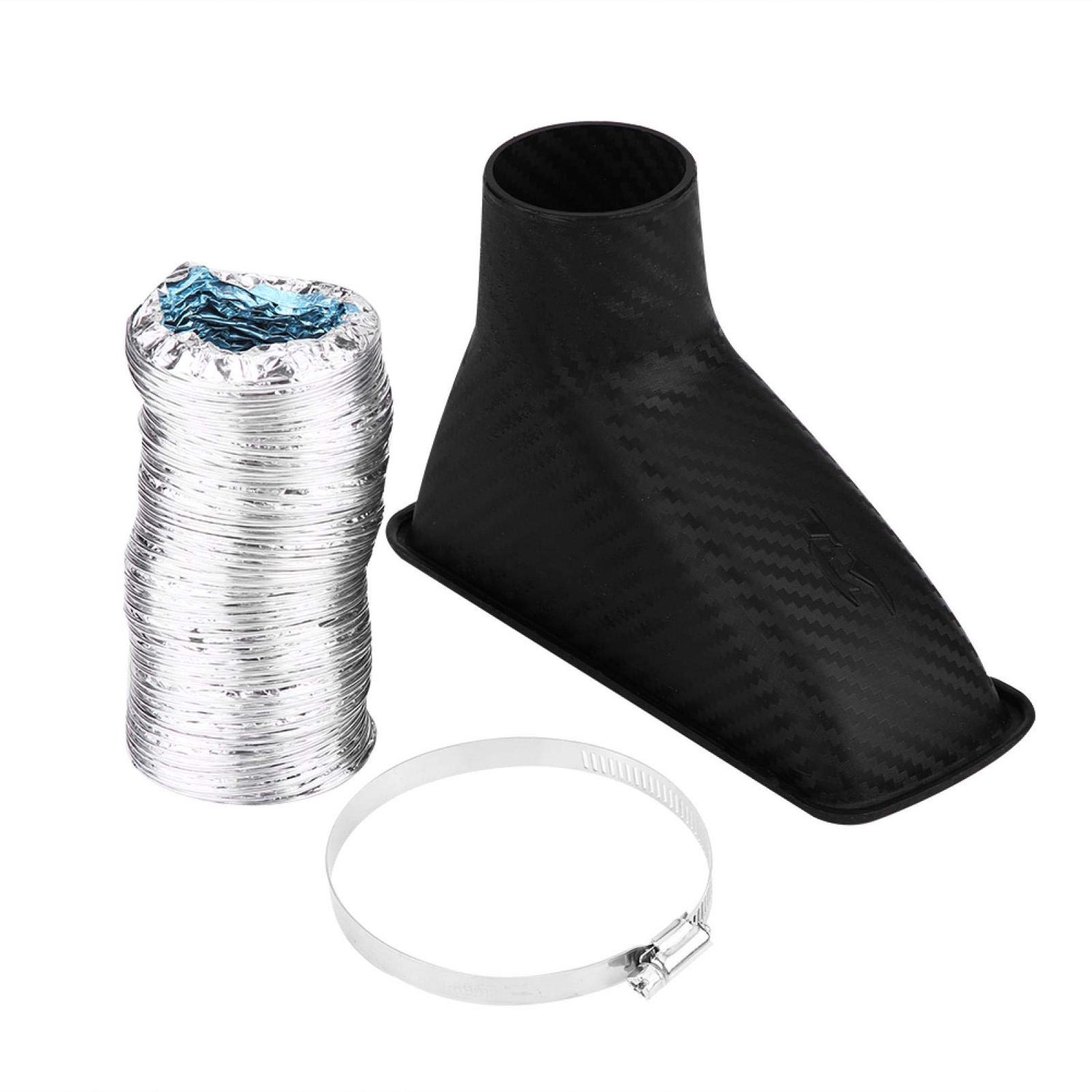 Auto Lufteinlass Turbo - Turbo Inlaat - Universele Kit - Vierkant - Inlaatrohr - Geschikt voor Auto's - 19 x 19 x 10 cm