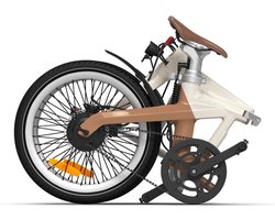 Ultralichte Vouwfiets met Carbon Frame en Verwijderbare Batterij