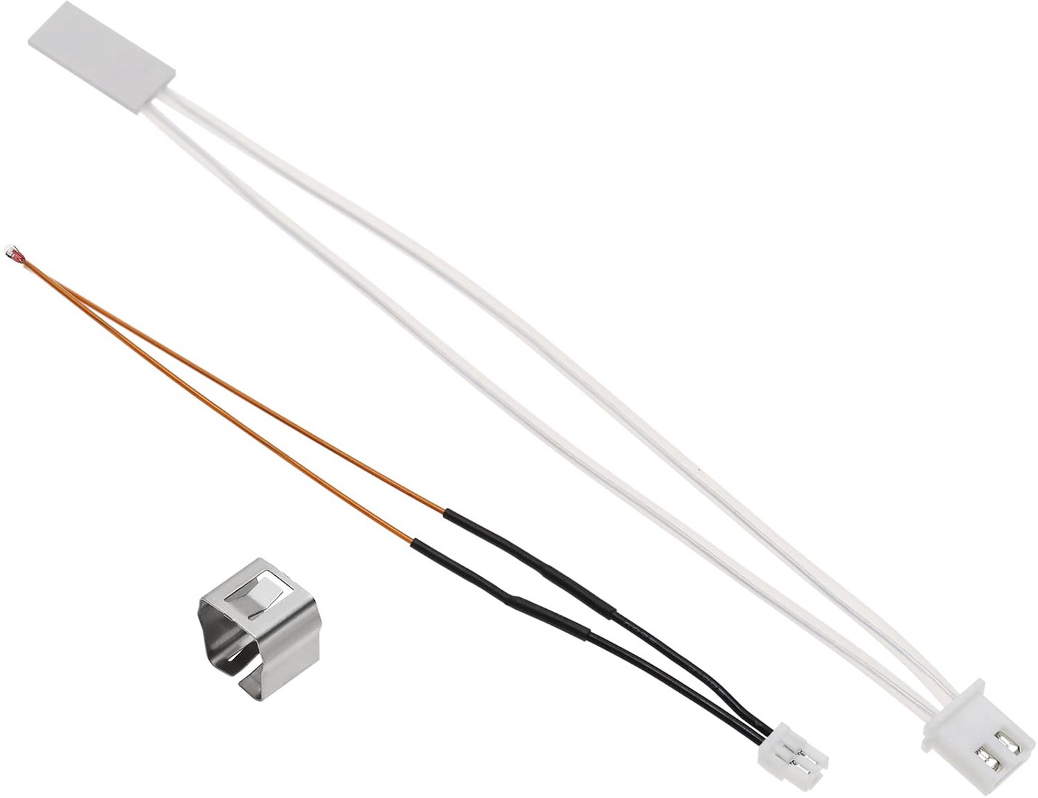 Keramische Verwarmer 300℃ - Thermistor - Bevestigingsclip - 24V - Weerstand 10.8-13.2 ohm - Lengte 120mm - Verwarmingselement