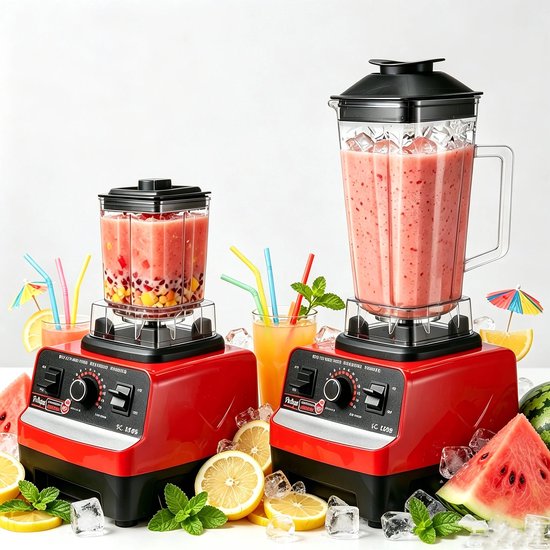 Niamora Multifunctionele blender - Keukenblender - Elektrische blender - Mixer - 3-in-1 - 2000W van Niamora — afbeelding 2