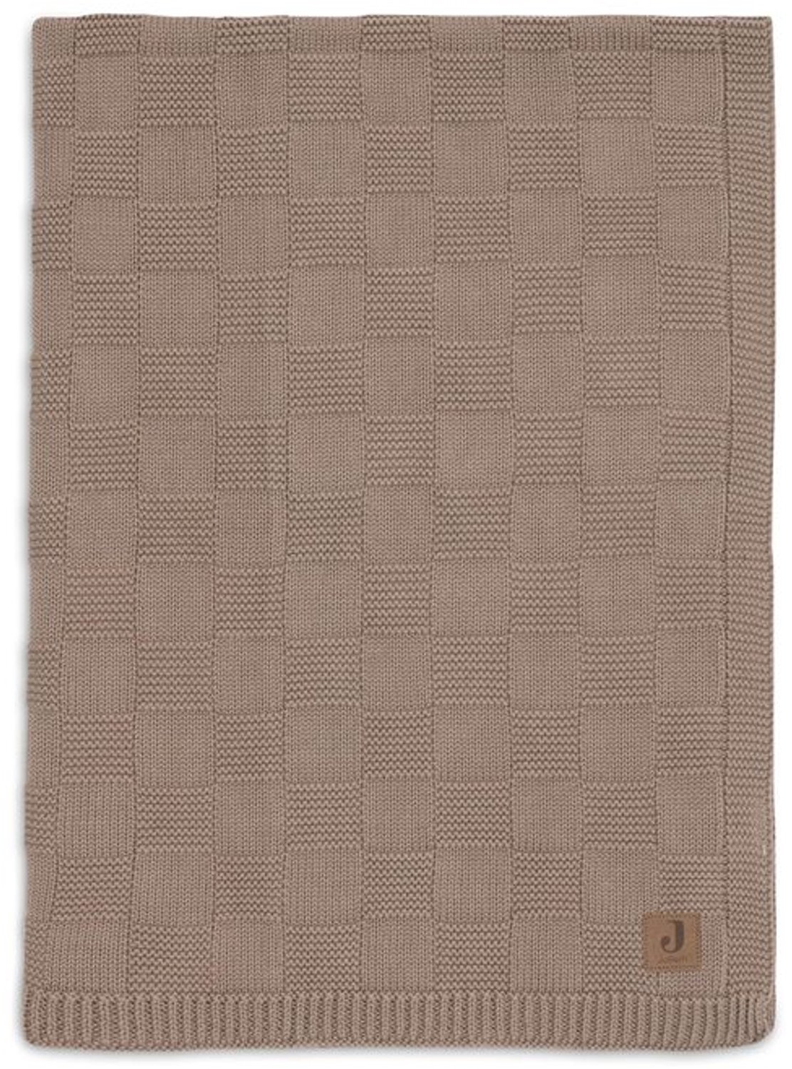 Babydeken Box Knit Milky Coffee 75 x 100 cm