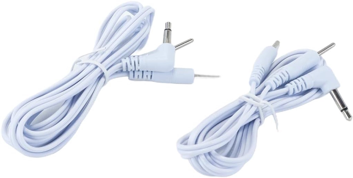 Elektrodedraad 120 cm - 2 stuks - DC 3,5 mm elleboog - ideaal voor meerdere apparaten - ServiceTopper