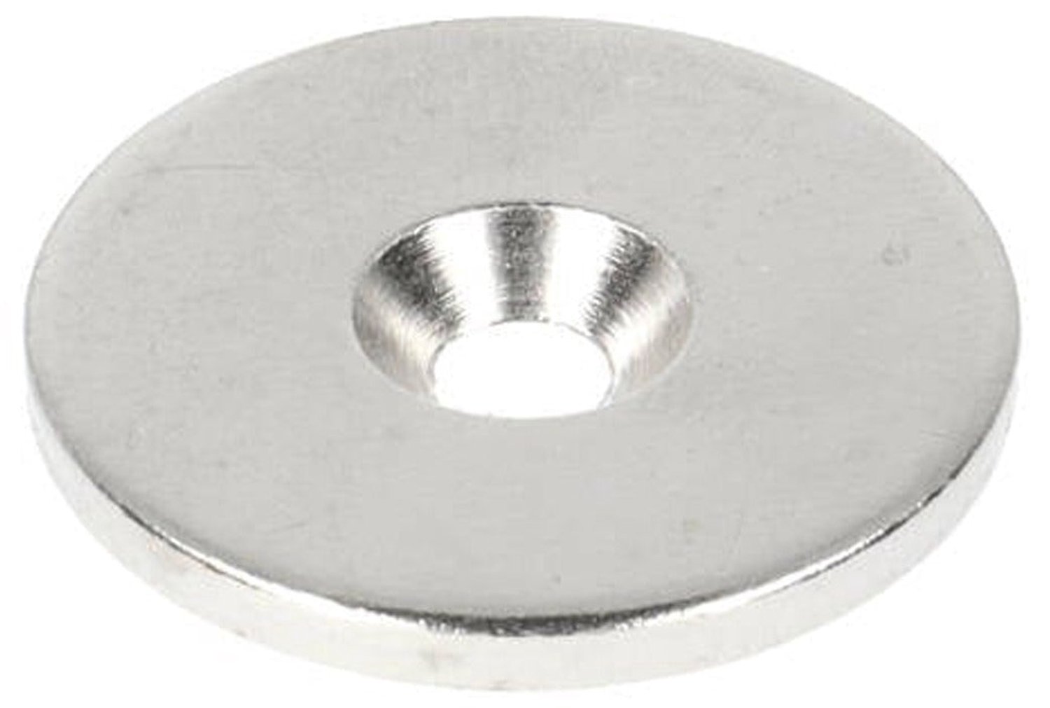 Stalen Ring Ø32 x Ø11 x 3 mm met boor-/verzinkgat (geen magneet) – 12 stuks