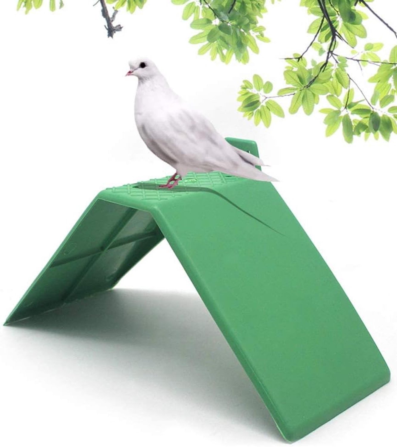 Duif ruststandaard 10 stuks - kunststof - antislip - veilige rustplek voor vogels - m-winkel