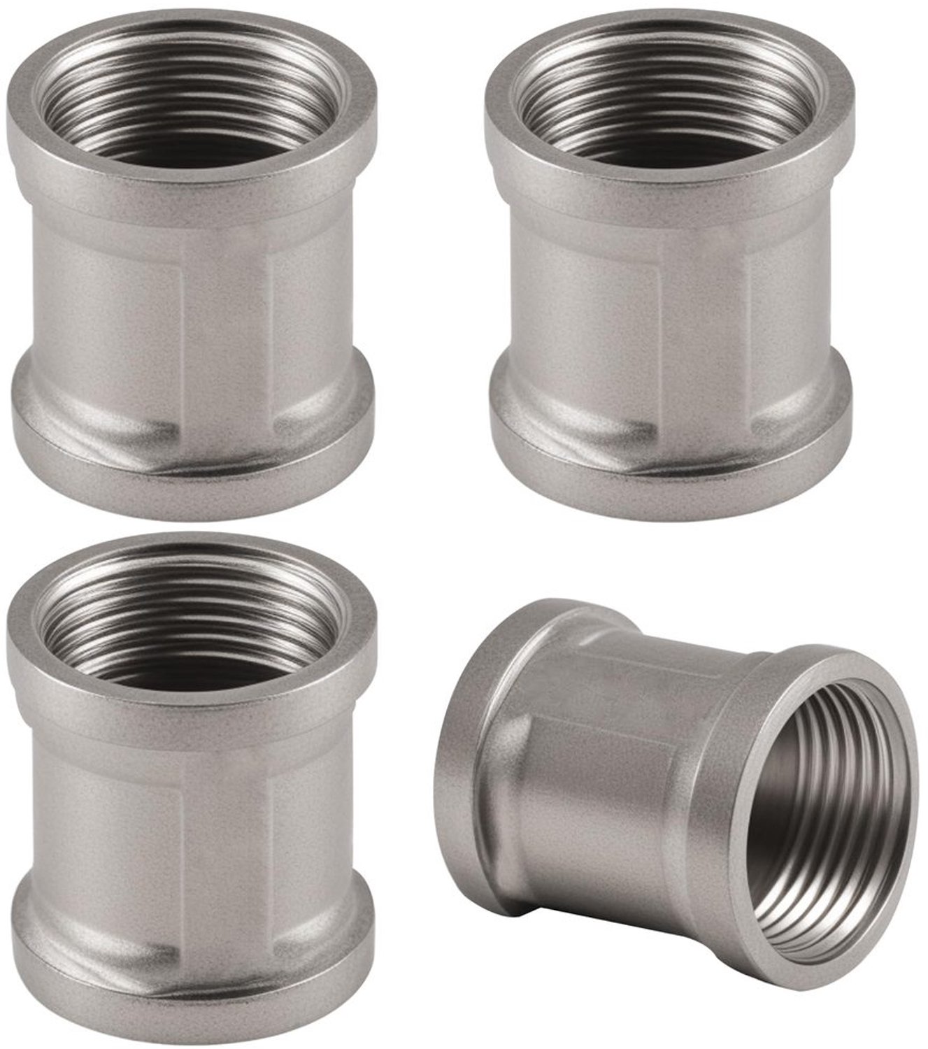 4 Stuks Dubbele Nippel 1 Inch IG/IG - Koppeling Adapter voor Buizen