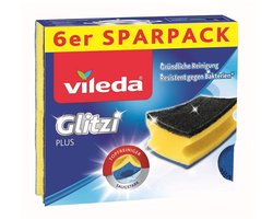 Glitzi Plus Potreiniger met Anti-Bac Effect (Verpakking van 4)