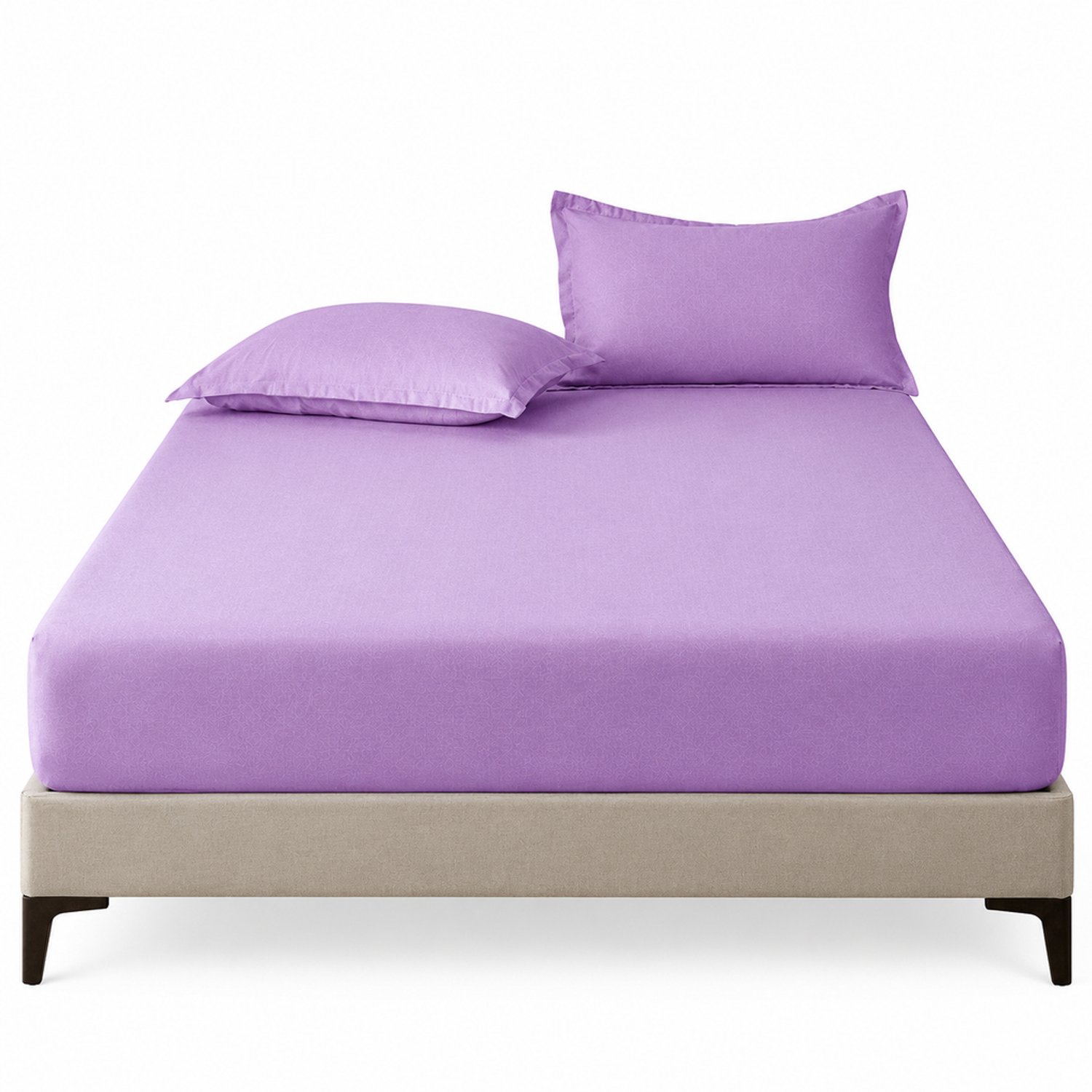SWGOTA Paars hoeslaken - Polyester - Effen ontwerp voor een verzorgd bed