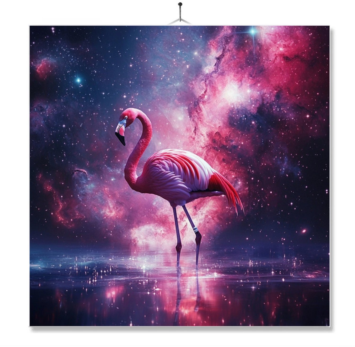MC Living Tegel Met Opdruk | Galaxy | Flamingo Ontwerp 1
