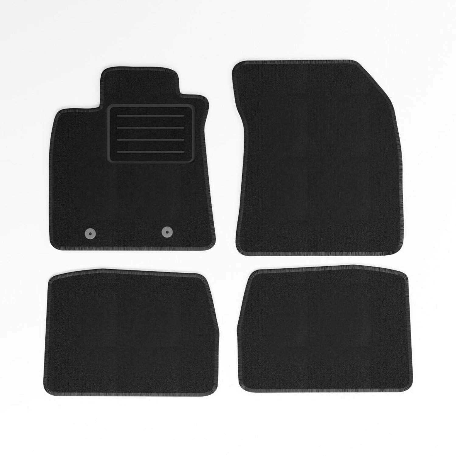 Mats4all | Naaldvilt automatten passend voor Toyota Avensis 2009-2011 | Antislip | Met versterking | 4-delig | Automatten | Mattenset