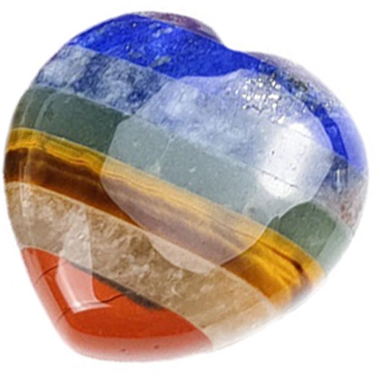 Hartvormige Chakra Edelstenen voor Meditatie en Ontspanning
