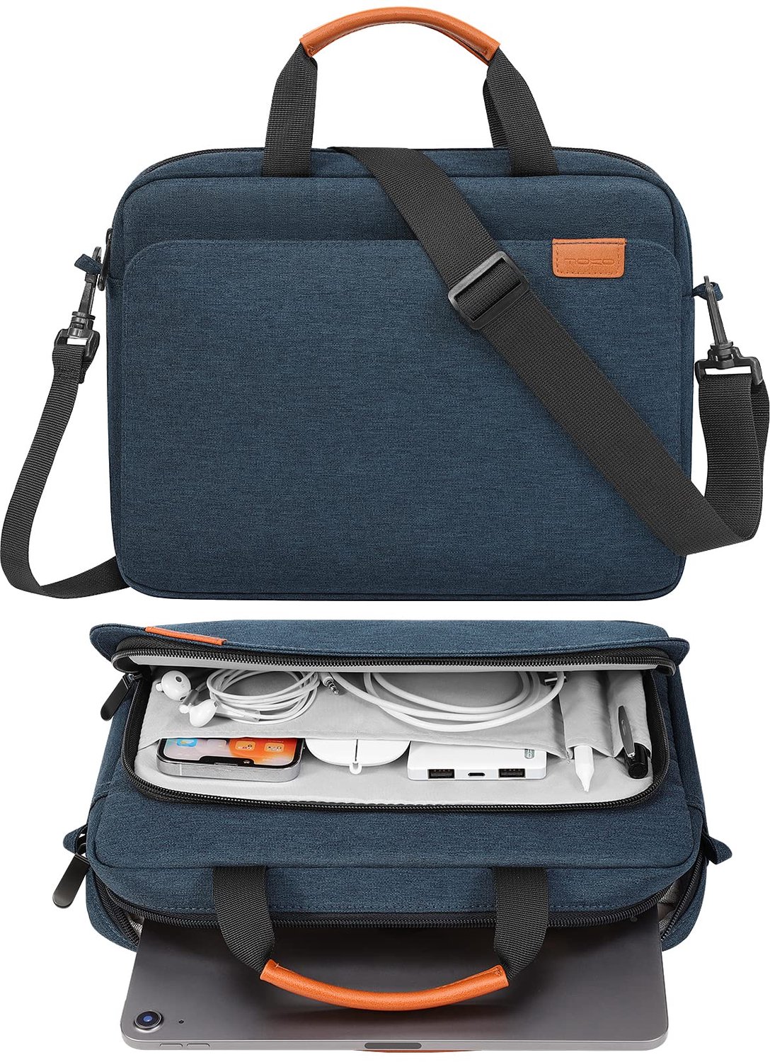 Tablettas 9-11 inch - Beschermhoes met schouderriem - Waterdicht - Geschikt voor iPad Pro/Air en Galaxy Tab - Afmetingen 31x24x5 cm - Binnenmaat 28x22x4 cm - Tablethoes