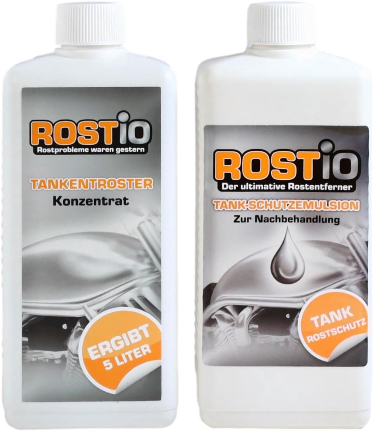 Tank Roestverwijderaar Set 500ml + 500ml Tankbescherming Emulsie
