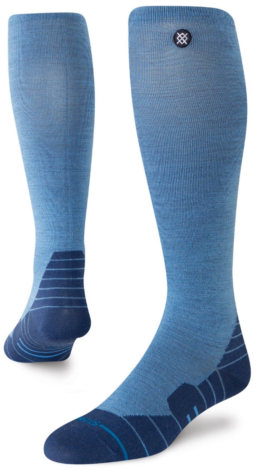 Stance unisex freshtek infiknit snow kniekousen twist wool blauw