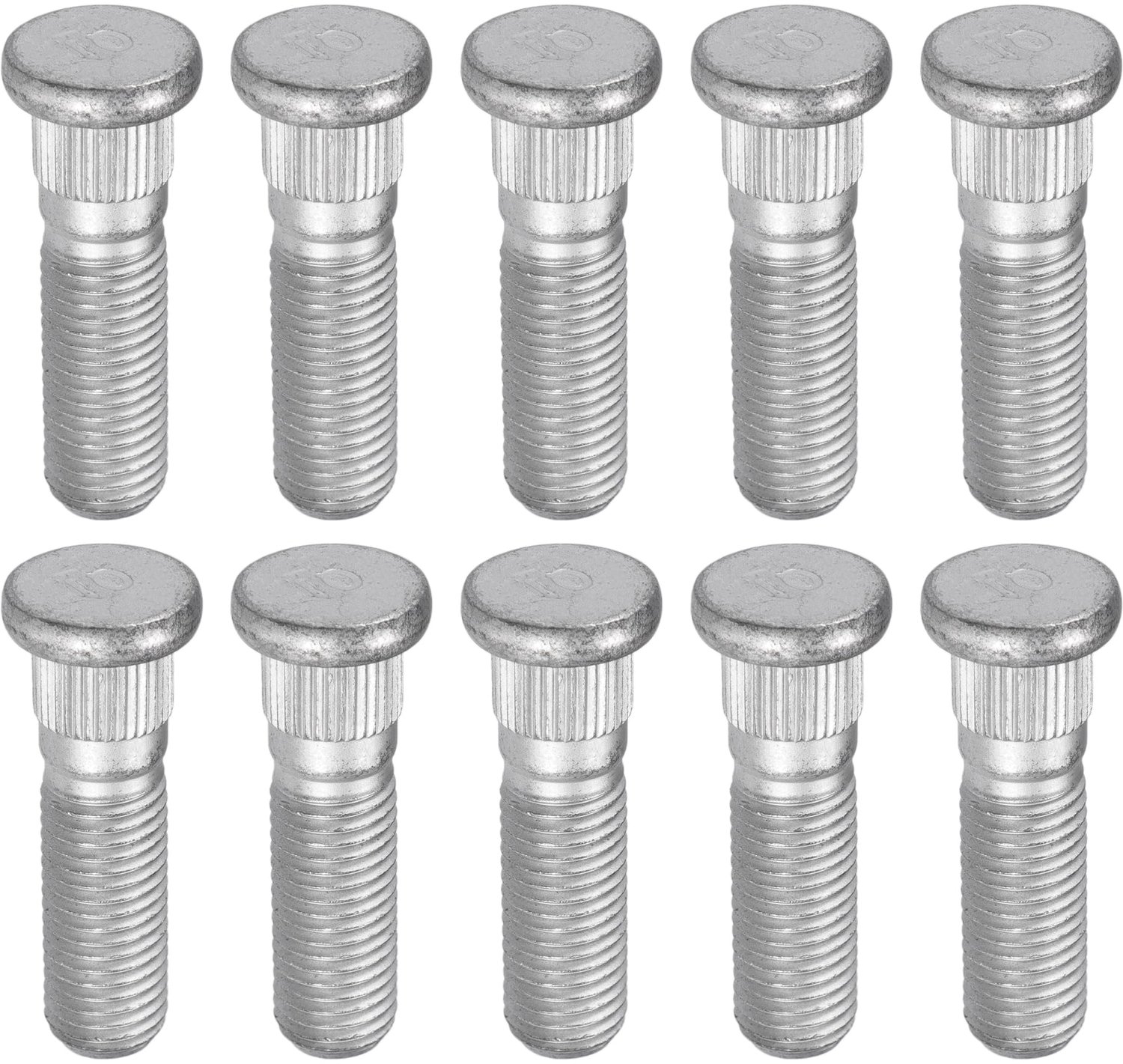 Wielbout 17mm - M12x1.5 - Chroomstaal - Getande Bout met Clipkop - Duurzaam - Snellere Wielwisselingen - Wielbouten