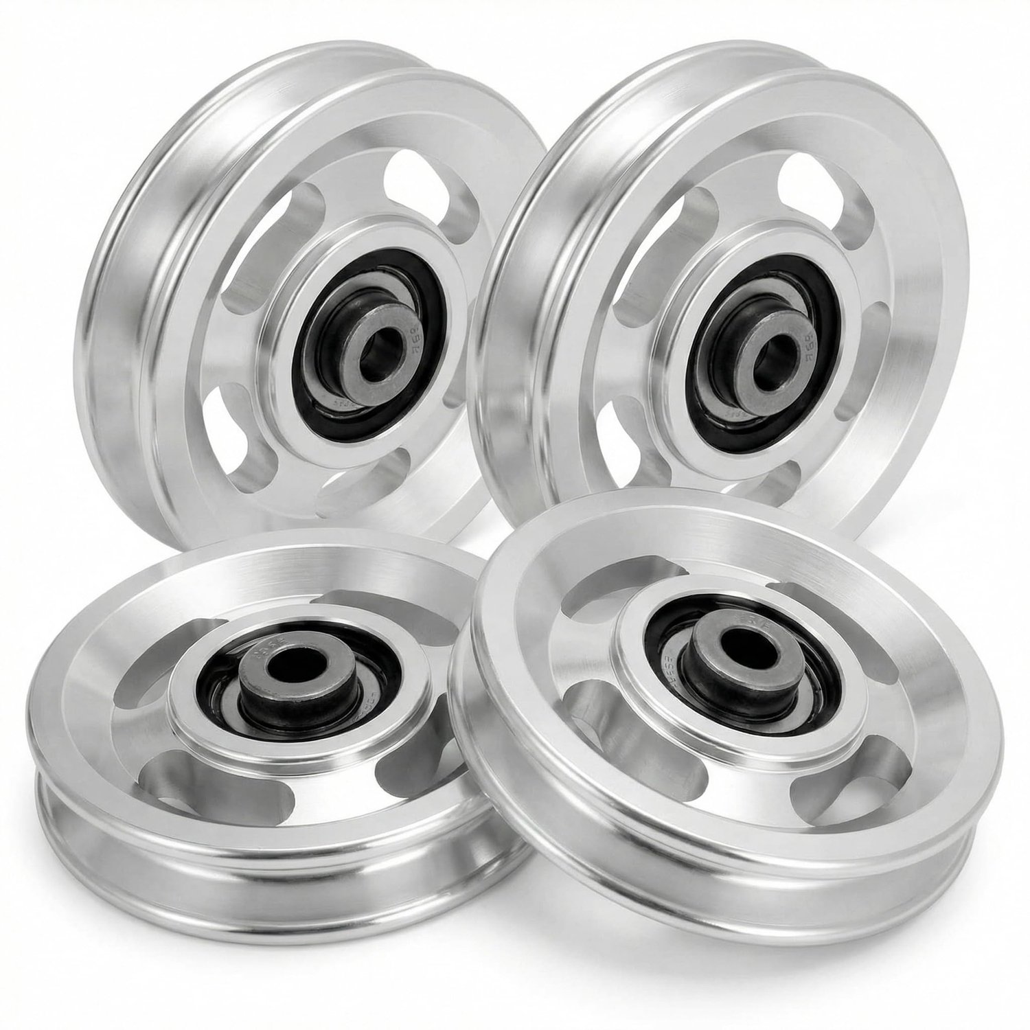 95 mm Aluminium Katrollen voor Sportuitrusting en Meer