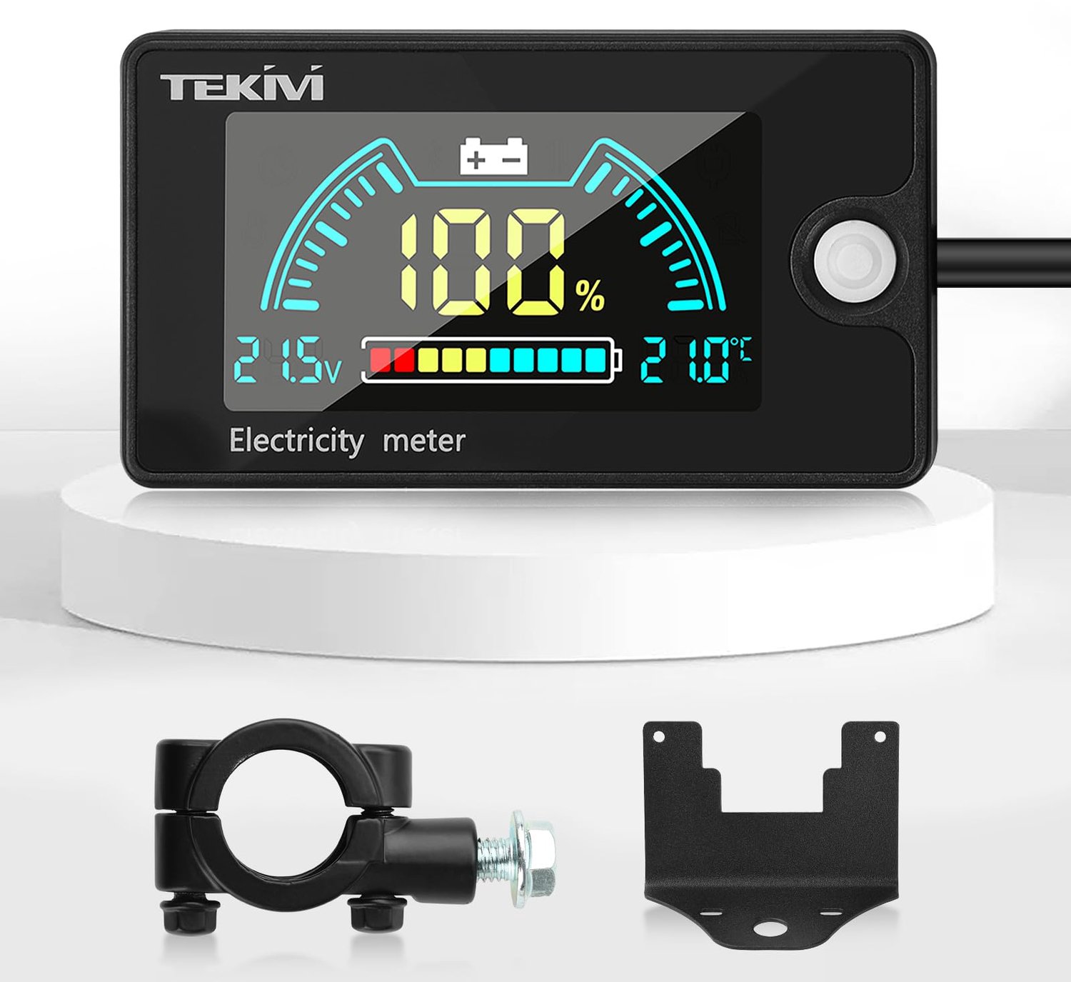 Waterdichte Batterijcapaciteit Meter met Alarmsysteem