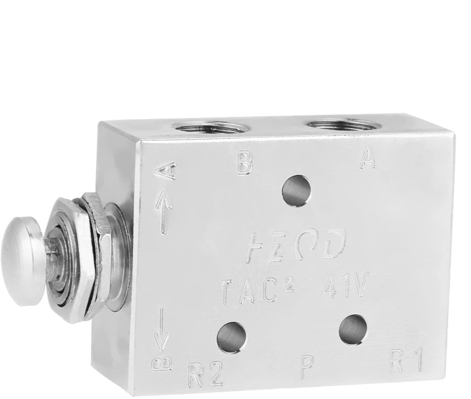 Toggle Valve - 2-positie - 3-weg - Pneumatische Knopbediening - Schakelventiel - Compacte Afmetingen 5.5 x 3.2 cm - Hoogwaardige Duurzaamheid - Pneumatische Klep