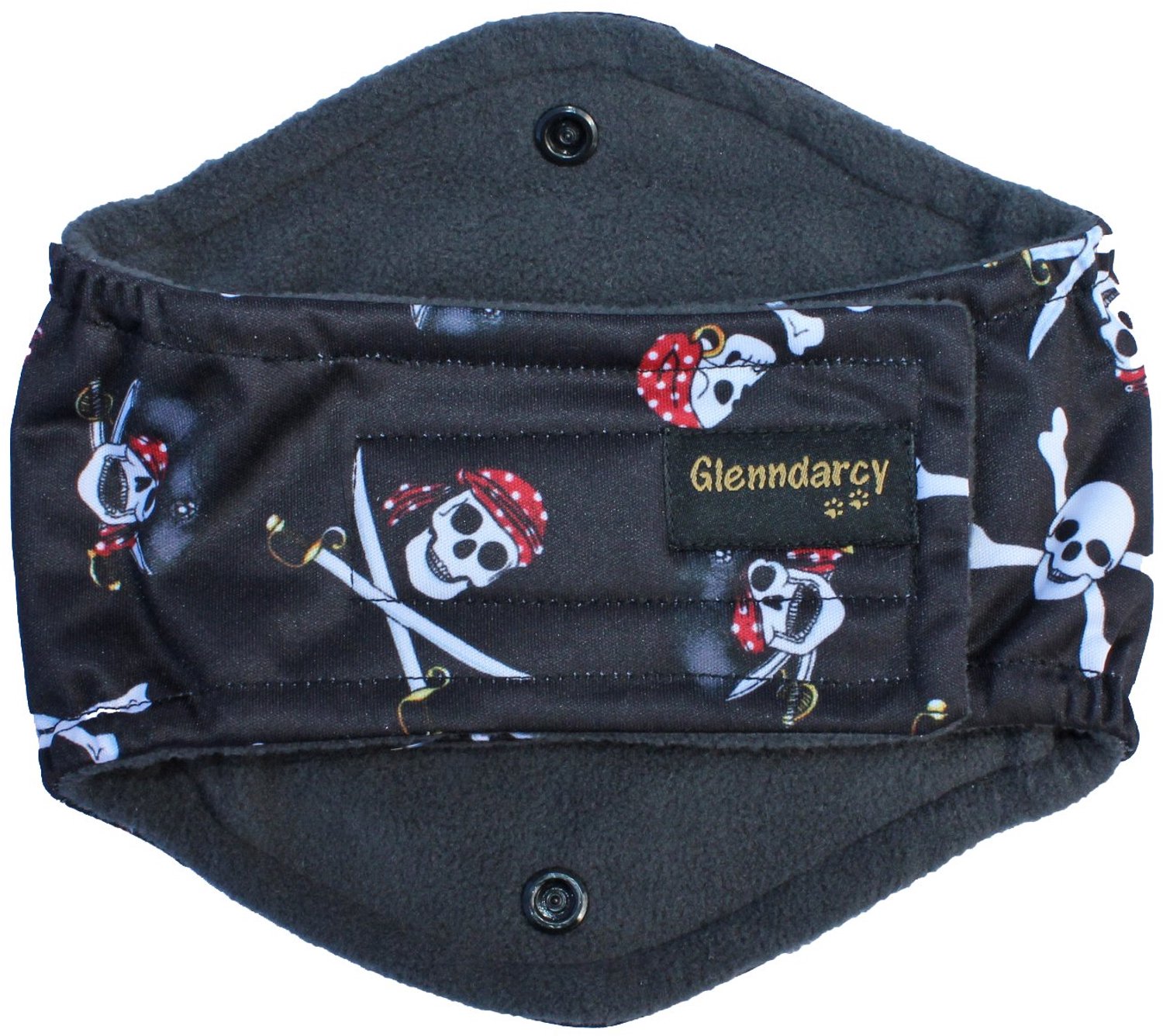 Hondenbuikband voor Mannelijke Honden - Pirates XS met 2 Wasbare Pads