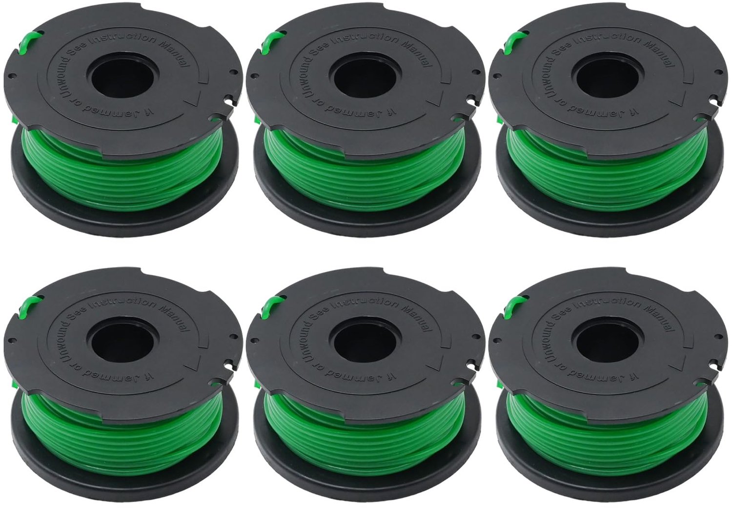 6 Pack Trimmer Spoel Lijnen voor Grastrimmer