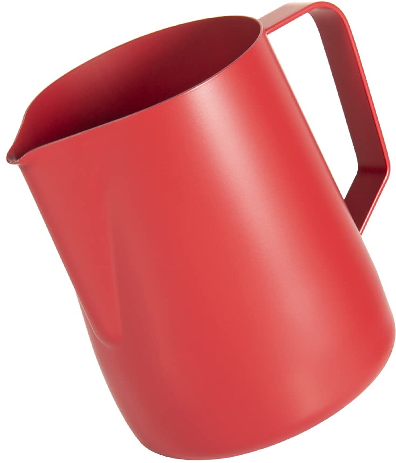 Melkopschuimer - Rvs 600ml - Rode koffie latte art kan