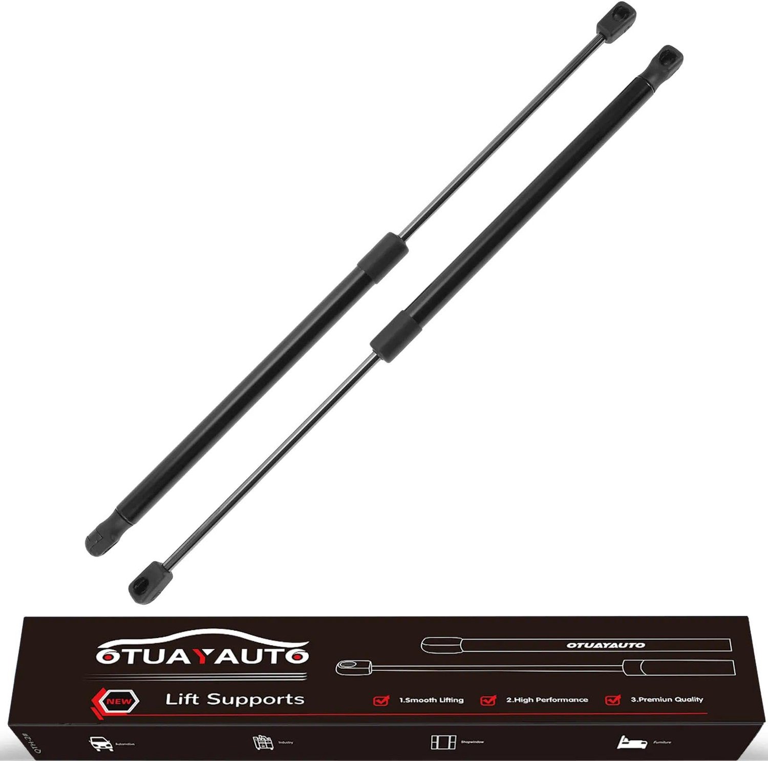 Gasveer voor Achterklep - Set van 2 voor Audi A4 Avant (2009-2016)