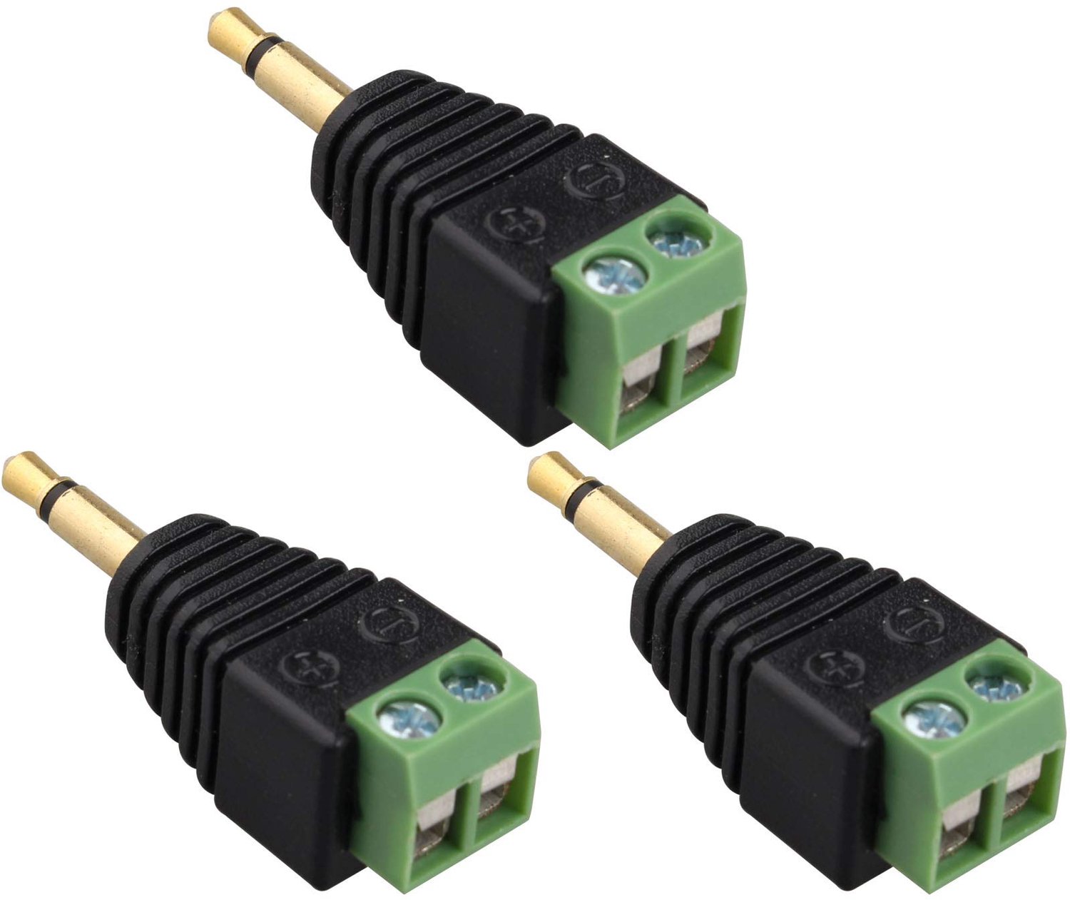 3,5 mm TS Mono Mannelijke naar 2 Pin Schroef Terminal Vrouwelijke Adapter - Geen solderen nodig - Betrouwbare verbinding - Profession...