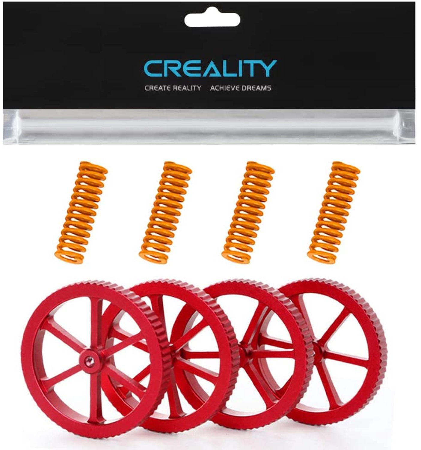 Aluminium Leveling Nuts en Spring Upgrade Kit voor 3D Printers