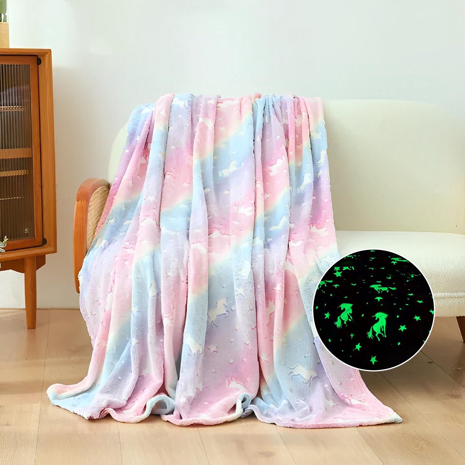 Fleece Dekentje voor Kinderen, Glow in the Dark