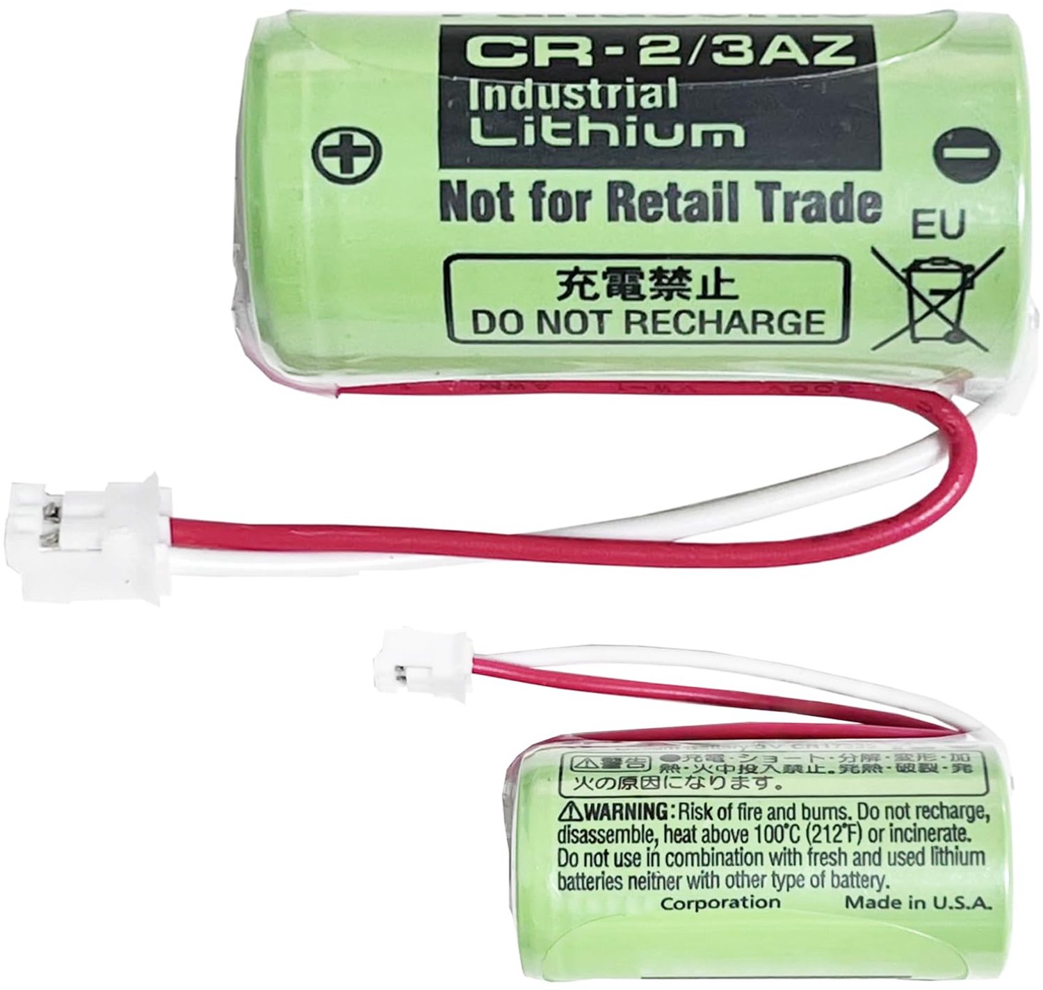 Vervangende CR-2/3AZ Accu voor Alarm Systemen