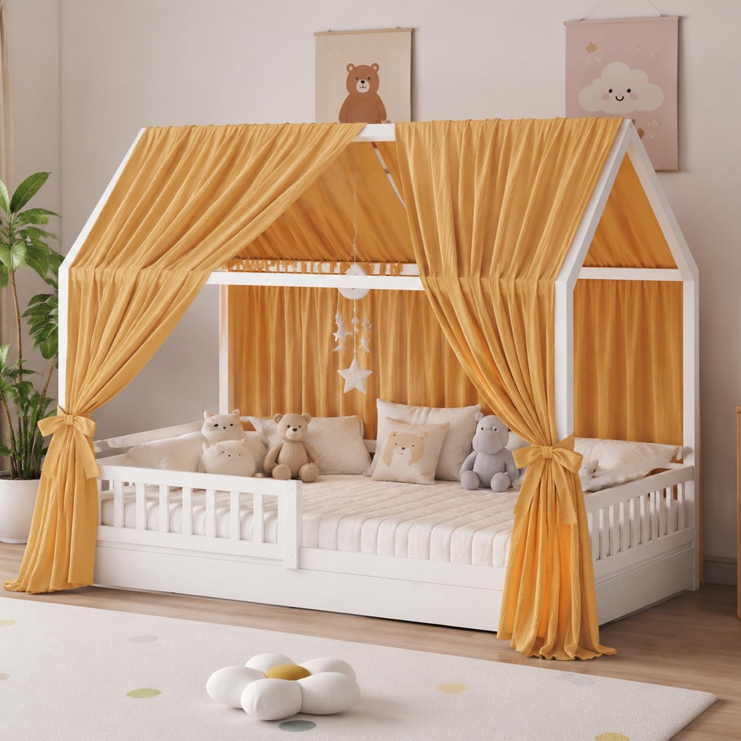 2-delige Bedtent van 100% Katoen Muslin voor Kinderen