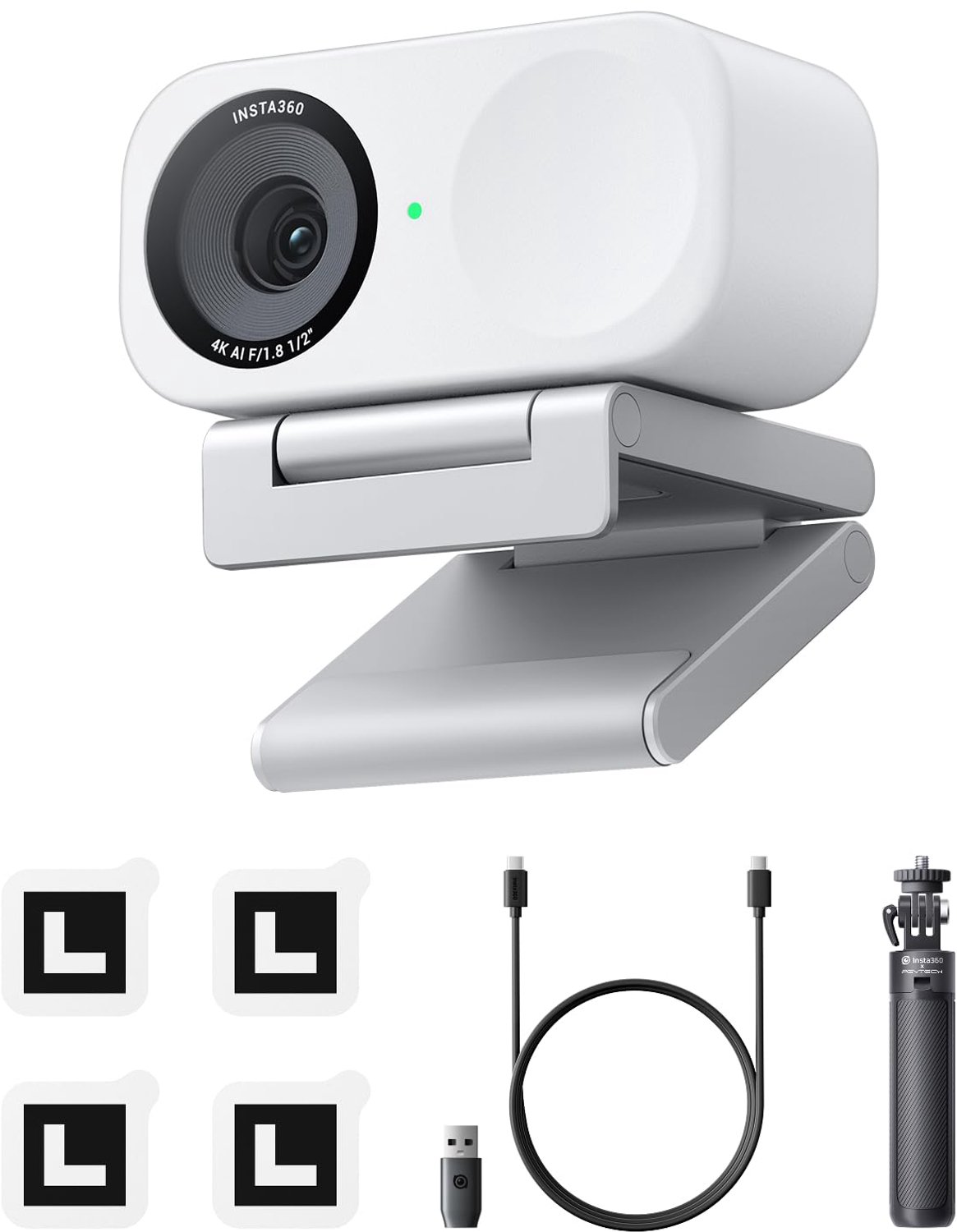 4K Webcam met AI Geluidsonderdrukking en HDR