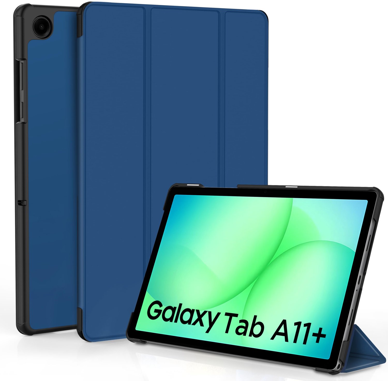 Ultra Dunne PU Leren Hoes voor Samsung Galaxy Tab A11+/A9+ 11 Inch met Standfunctie