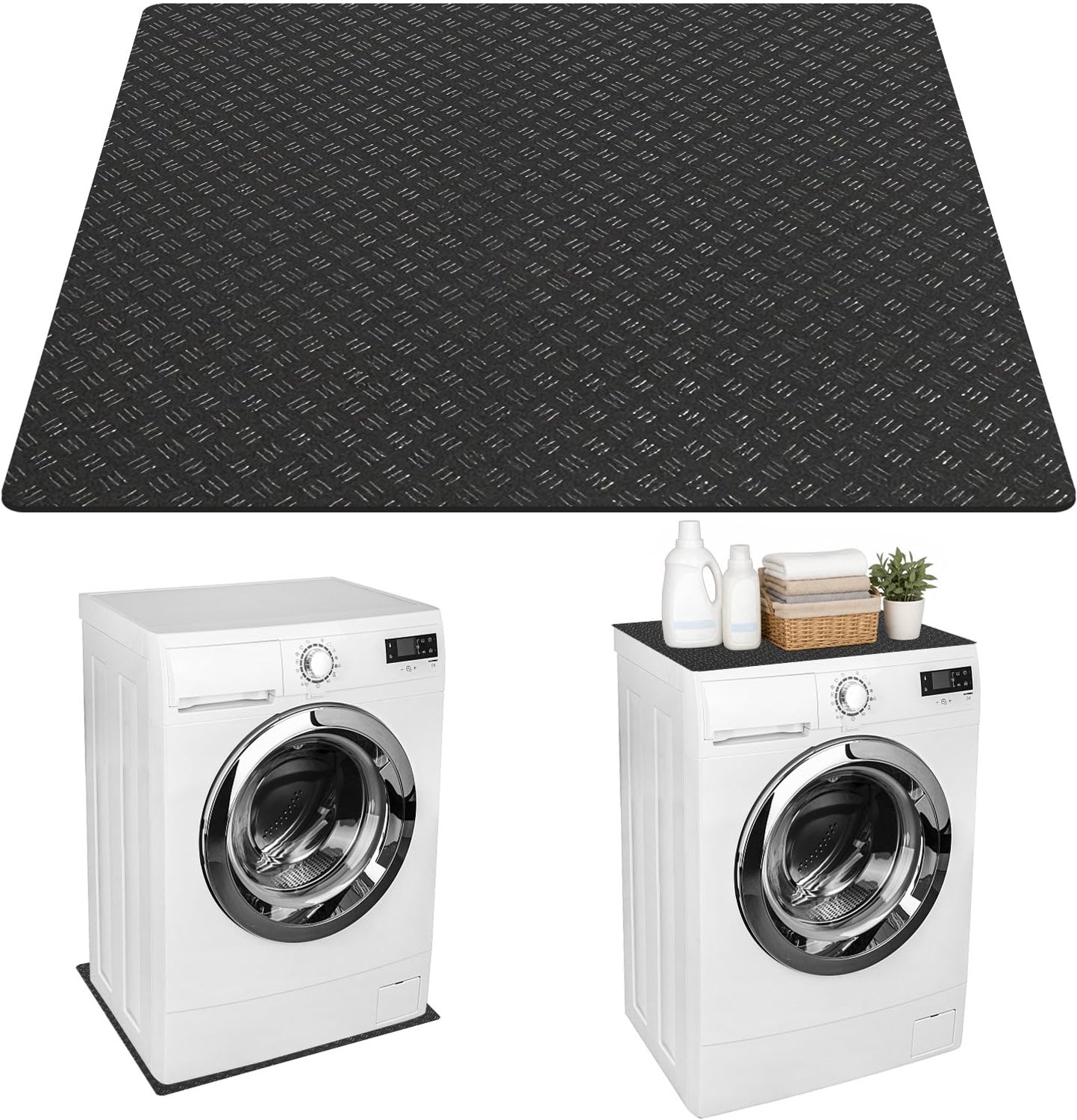 Antislip Trillingsmat voor Wasmachine en Droger 60x60 cm