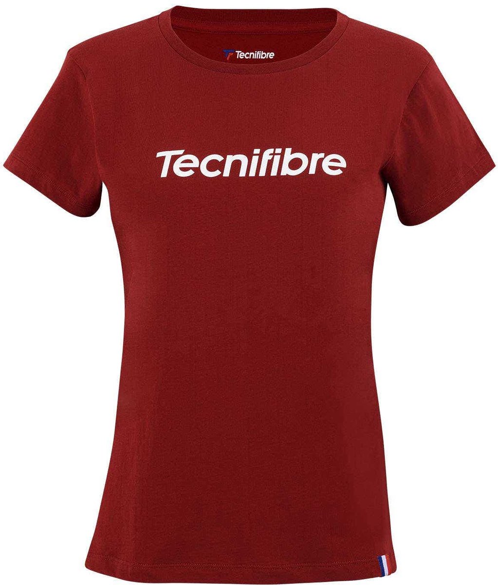 Camiseta Tecnifibre Team Cotton Cardinal 22wcotcr3 Mujer L