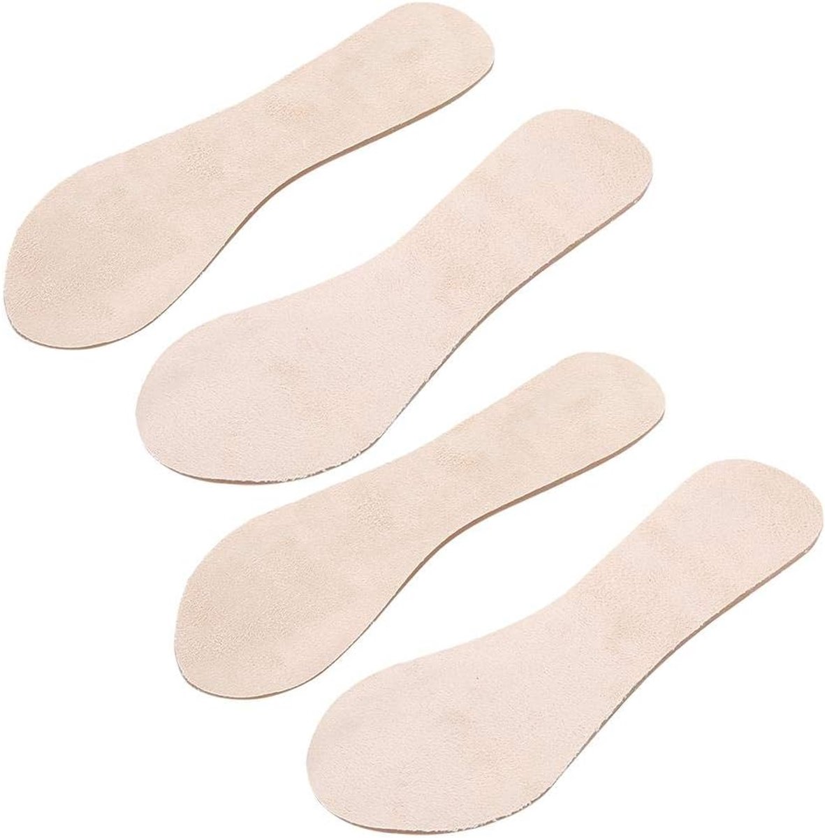 Met kleverigheid zelfklevende inlegzolen, hoge elasticiteit transpiratieabsorptie antislip inlegzolen, voor dames- en herenschoenen werklaarzen, wandelen, hardlopen en(Apricot)